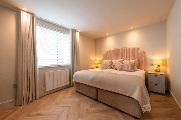 Bedroom at The Duchy Hotel Beach House