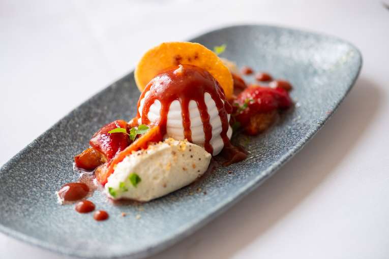 Eton Mess Dessert at The Royal Duchy Hotel