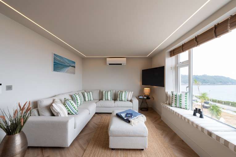 Living Room at The Duchy Beach House