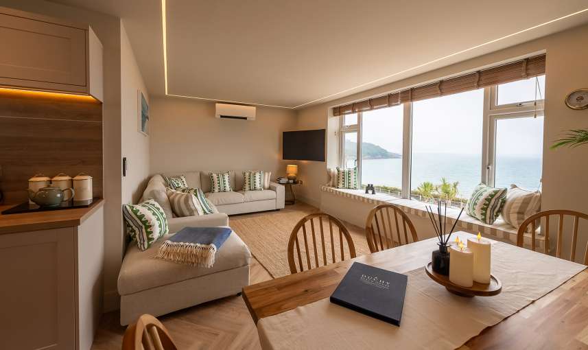 Living Area at The Duchy Beach House