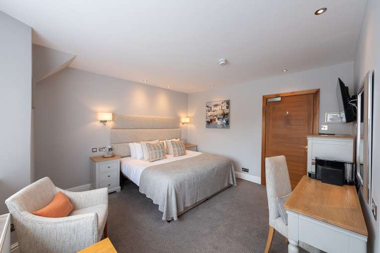 Bedroom at The Royal Duchy Hotel 