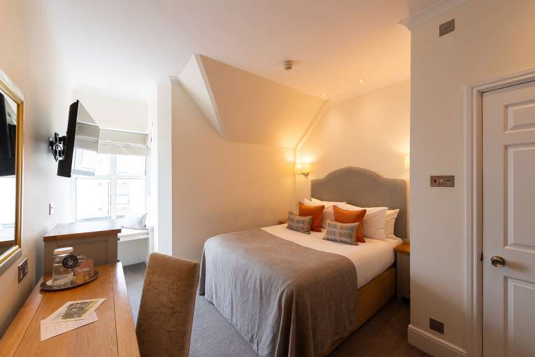 Bedroom at The Royal Duchy Hotel