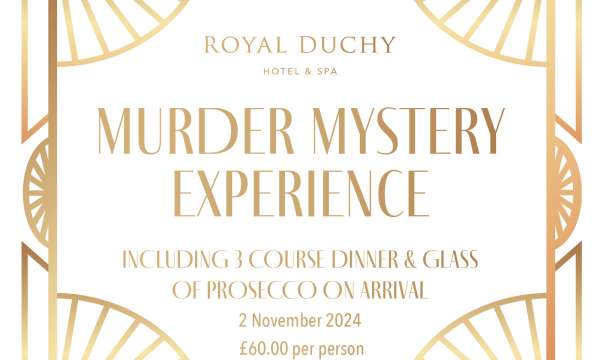 Text advertising Murder Mystery Experience