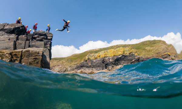 Kernow Coasteering at Praa Sands