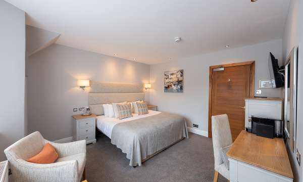 Bedroom at The Royal Duchy Hotel