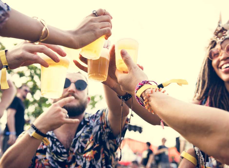 People drinking Beer