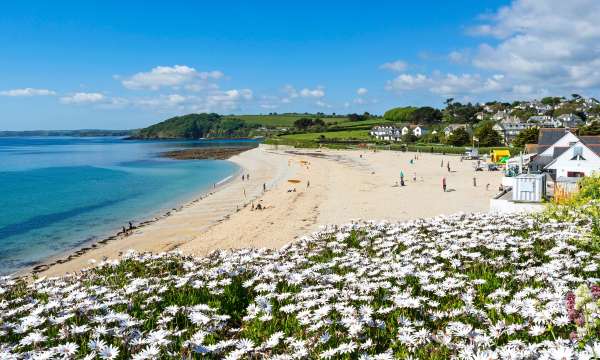 Gyllyngvase Beach in Falmouth Cornwall