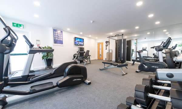 gym at royal duchy hotel