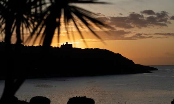 Sunrise over Pendennis Castle
